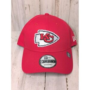 Kansas City KC Chiefs Hat New Era 9Forty Red Snapback Adjustable Cap NWT